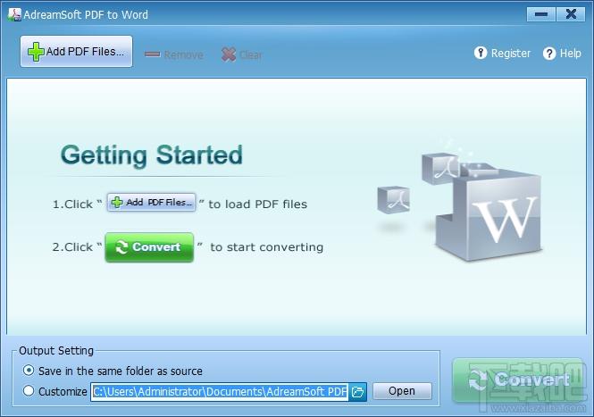 PDF to Word,PDF to Word下载,Adreamsoft PDF to Word
