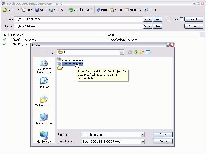Batch DOC and DOCX Converter下载,DOC和DOCX文档转换软件