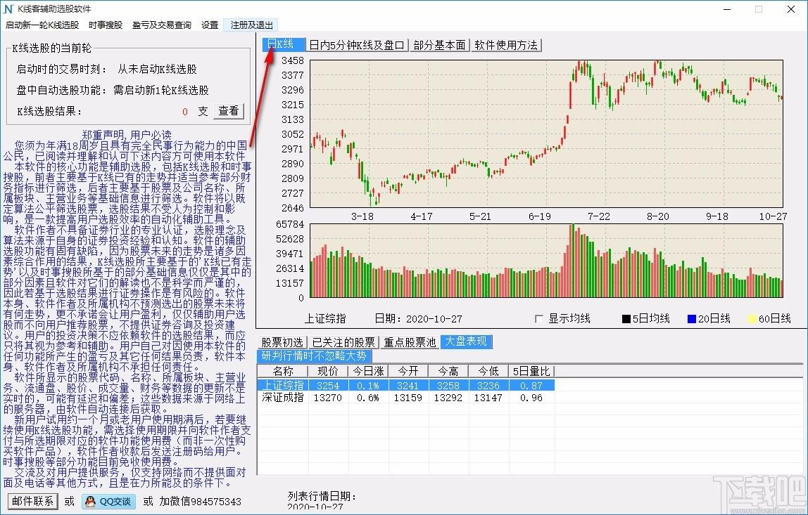 K线客辅助选股软件,K线客辅助选股工具,选股软件