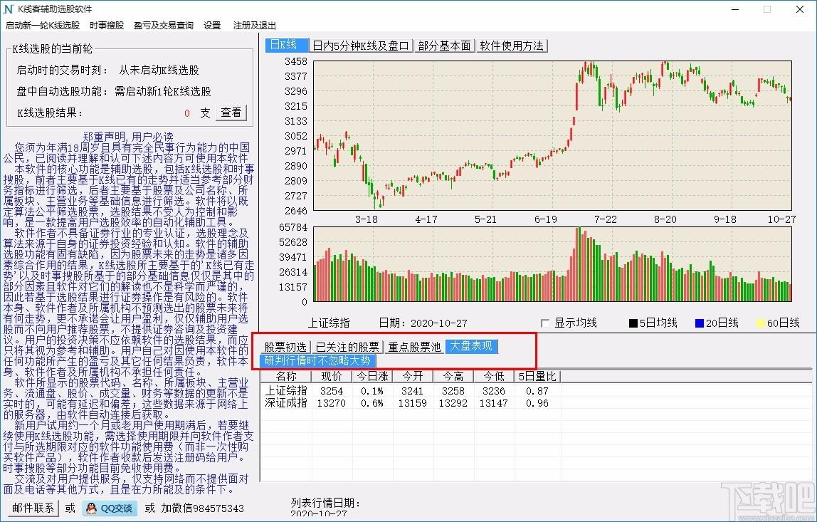 K线客辅助选股软件,K线客辅助选股工具,选股软件