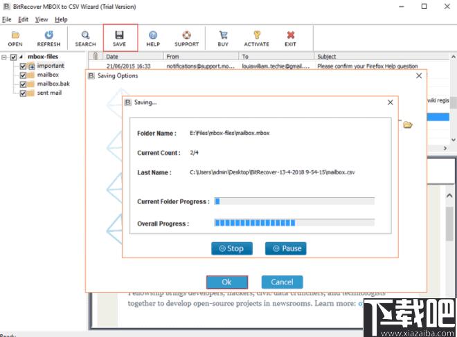 BitRecover MBOX to CSV Wizard下载,格式转换,文档转换