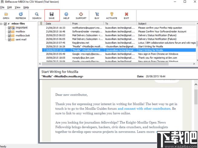 BitRecover MBOX to CSV Wizard下载,格式转换,文档转换