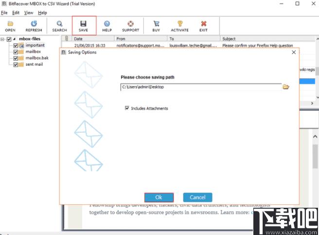 BitRecover MBOX to CSV Wizard下载,格式转换,文档转换