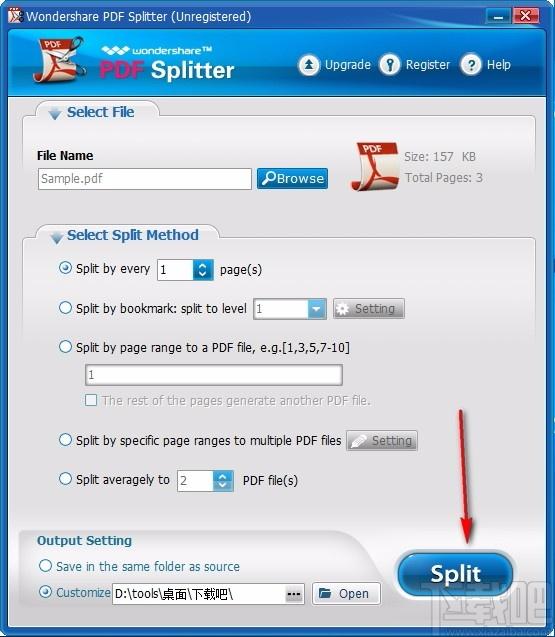 Wondershare PDF Splitter下载,PDF分割工具,PDF分割