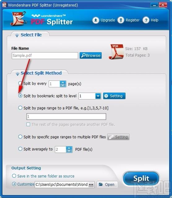 Wondershare PDF Splitter下载,PDF分割工具,PDF分割