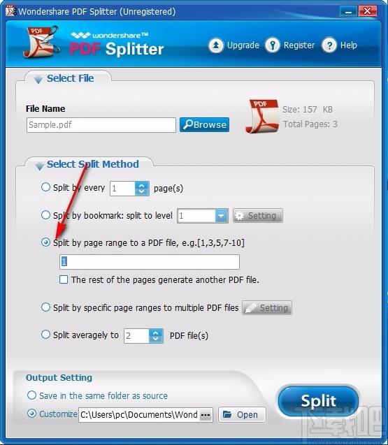 Wondershare PDF Splitter下载,PDF分割工具,PDF分割