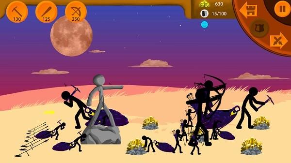 火柴人战争无限战斗正版(Stickman War:Infinity warriors)下载,火柴人战争无限战斗,策略游戏,战争游戏